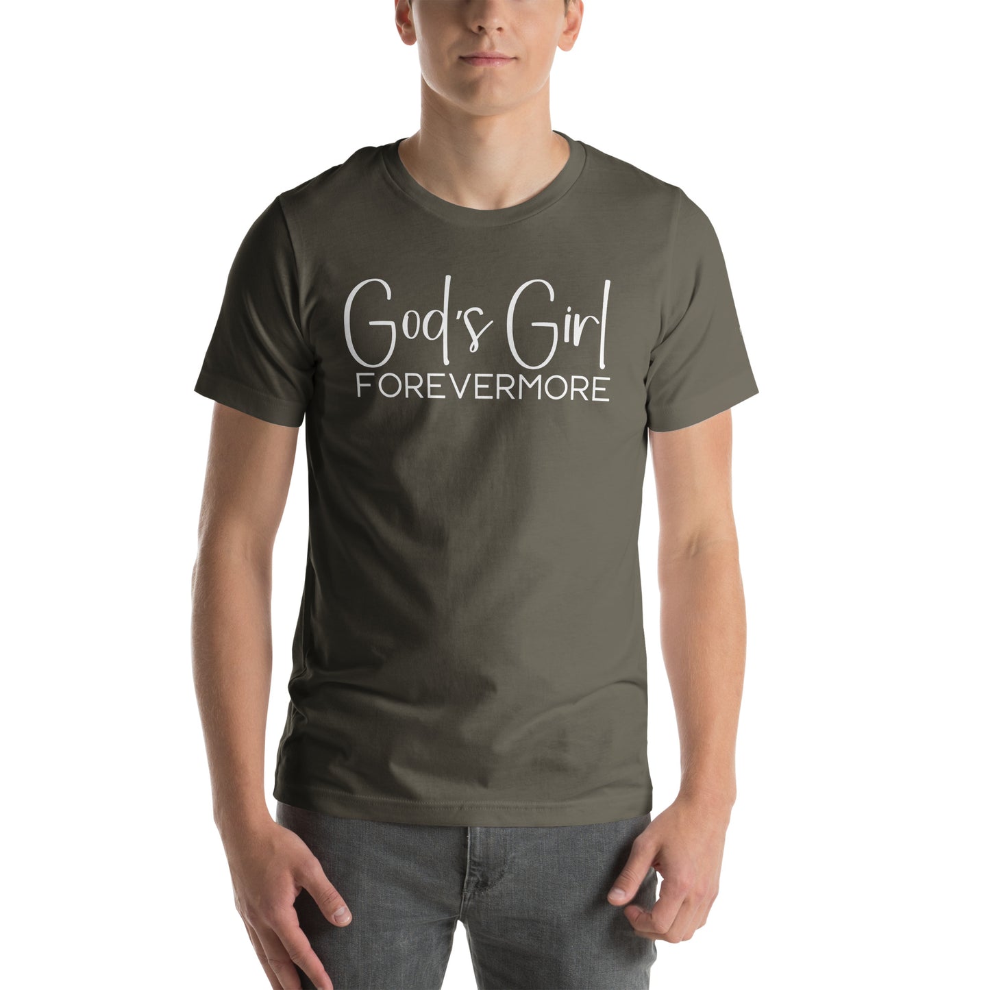 God's Girl Forevermore T-Shirt - Large White Logo