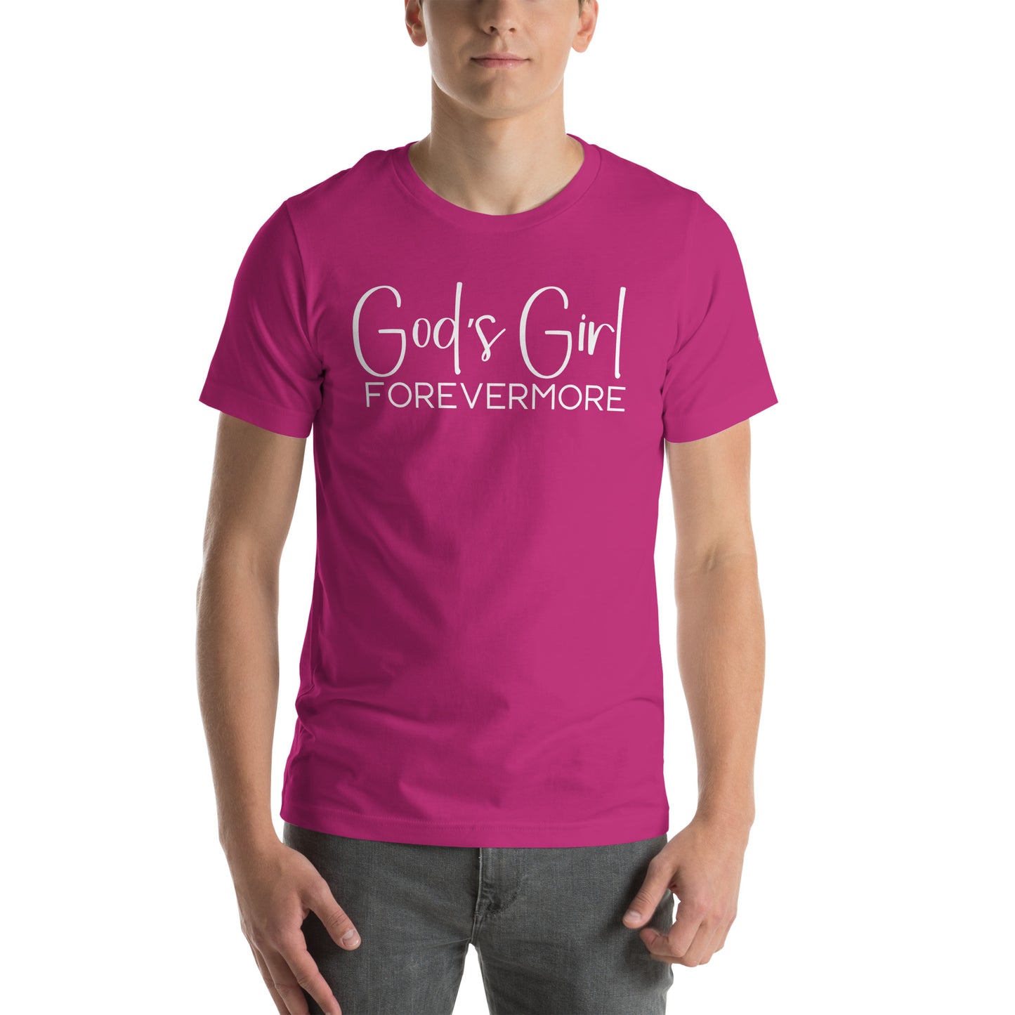 God's Girl Forevermore T-Shirt - Large White Logo