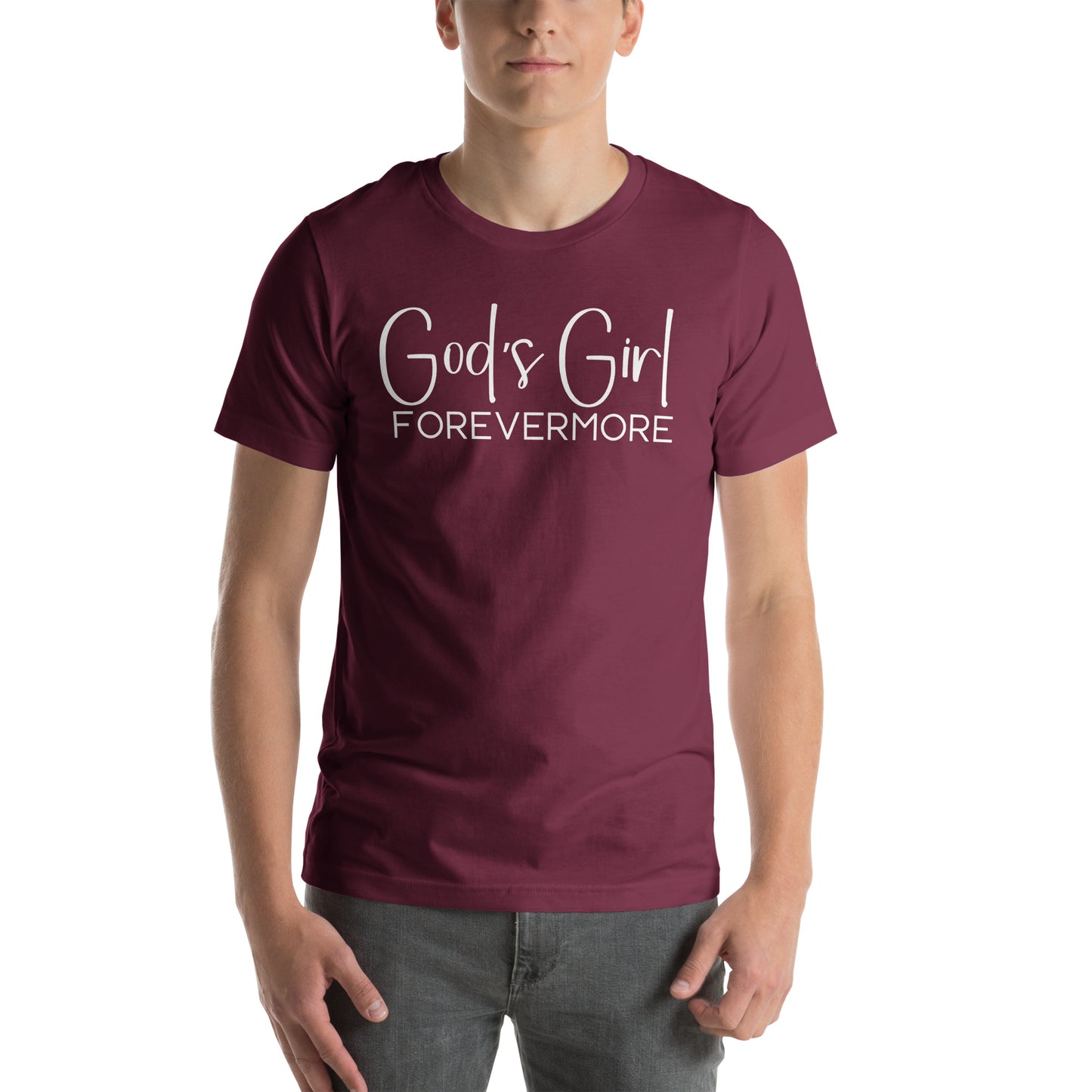 God's Girl Forevermore T-Shirt - Large White Logo