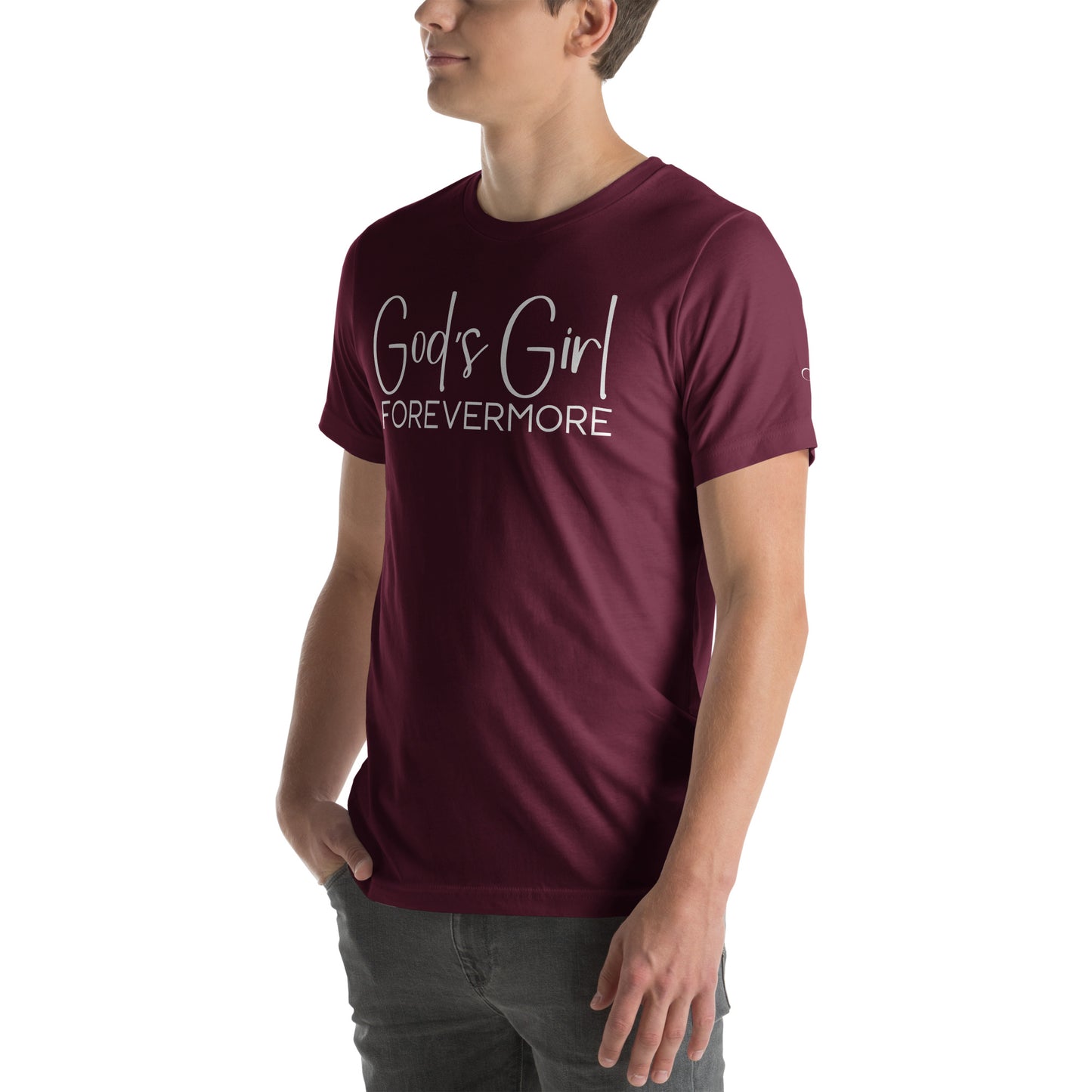 God's Girl Forevermore T-Shirt - Large White Logo