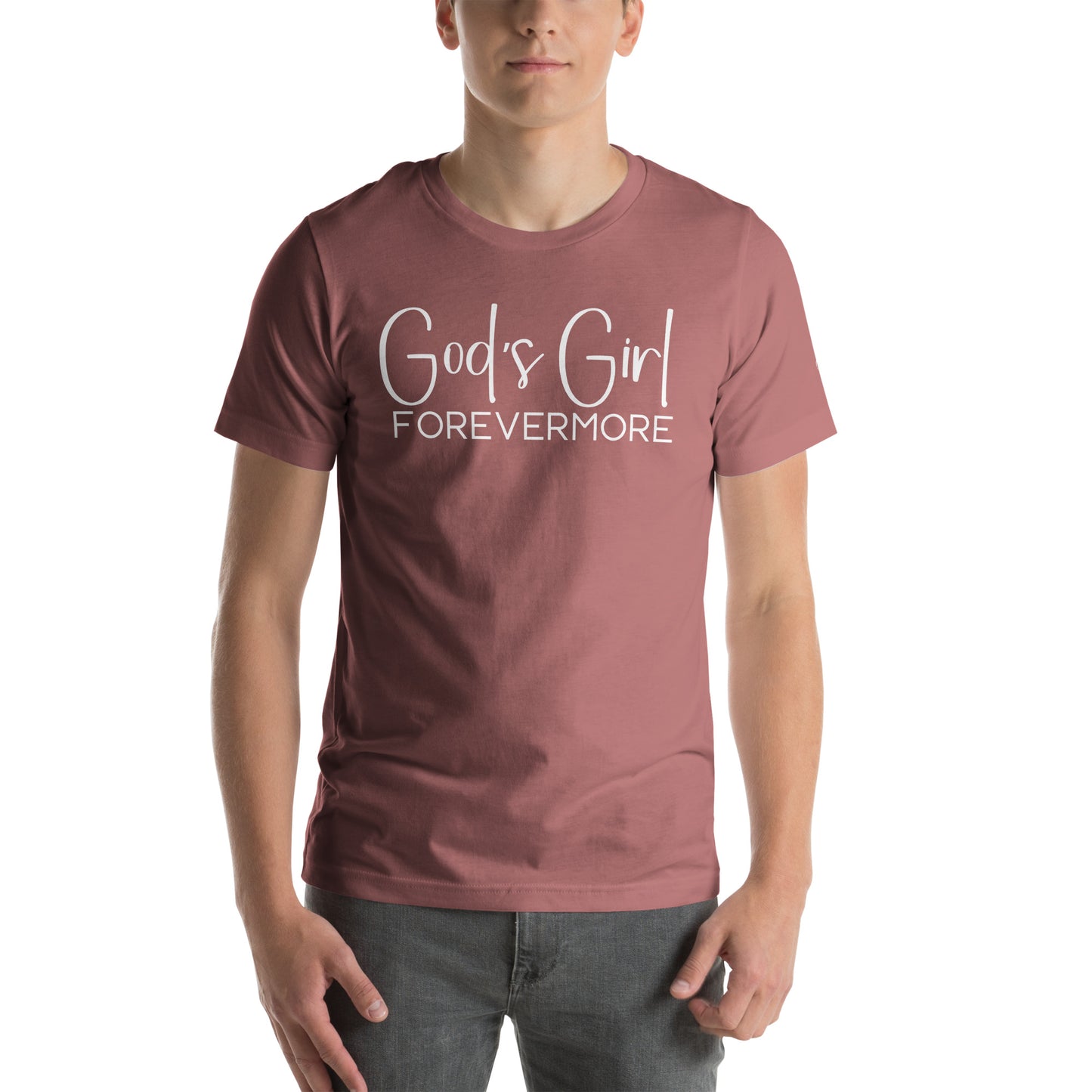 God's Girl Forevermore T-Shirt - Large White Logo