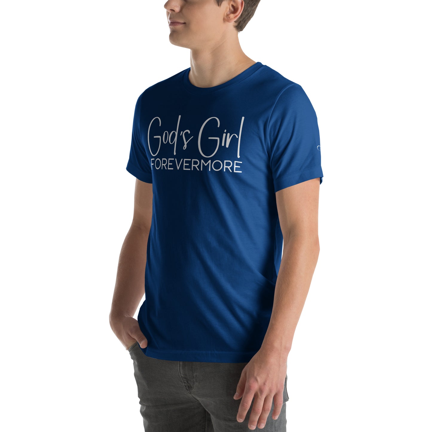 God's Girl Forevermore T-Shirt - Large White Logo